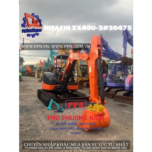 Hitachi Zx40u-3-HCM1NG00P00020475