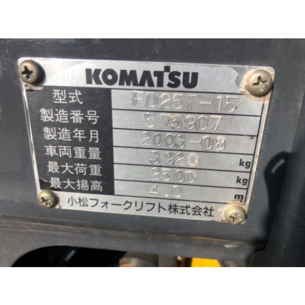 KOMATSU FD25T-15 