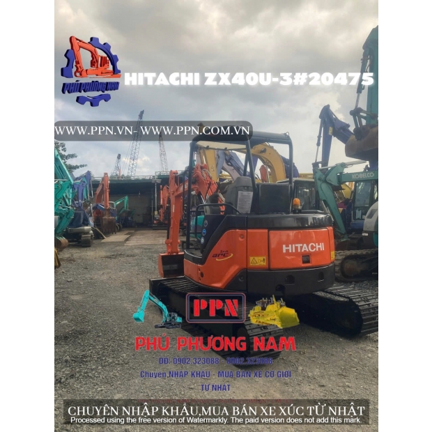 Hitachi Zx40u-3-HCM1NG00P00020475