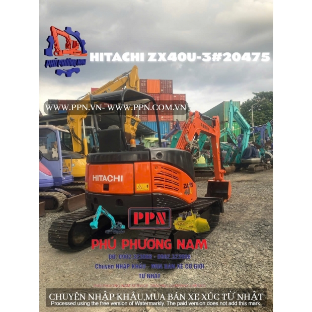 Hitachi Zx40u-3-HCM1NG00P00020475